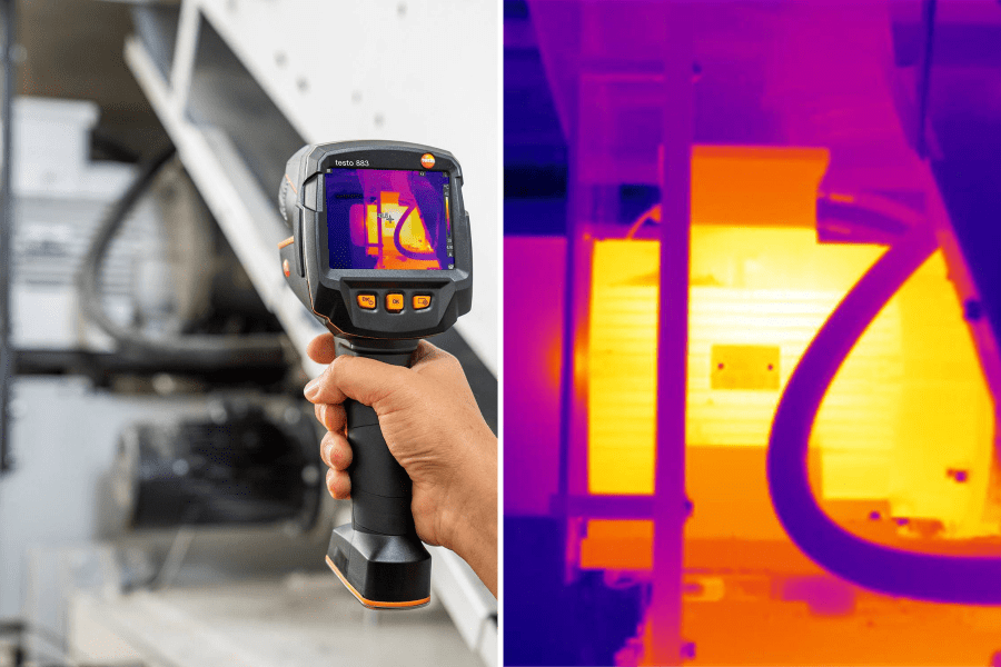 使用德图热像仪进行机械维护